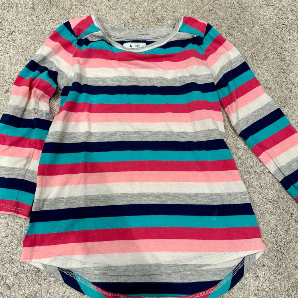 BabyGap Colorful Striped Kids Shirt size 3